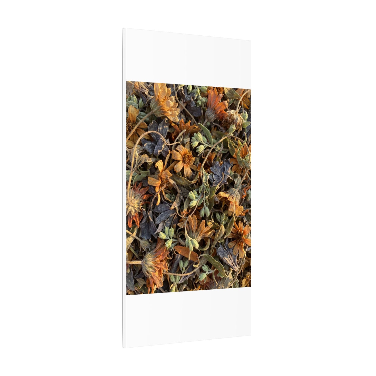 Spring Dried Flowers Japanese Pattern Canvas Art | Warm Decor