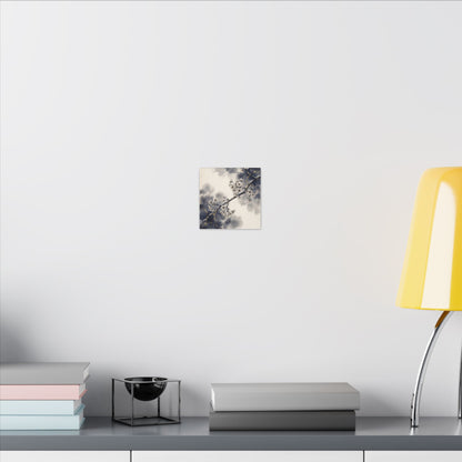 Ma Cherry Blossom Canvas Art - Kintsugi Gold Vein