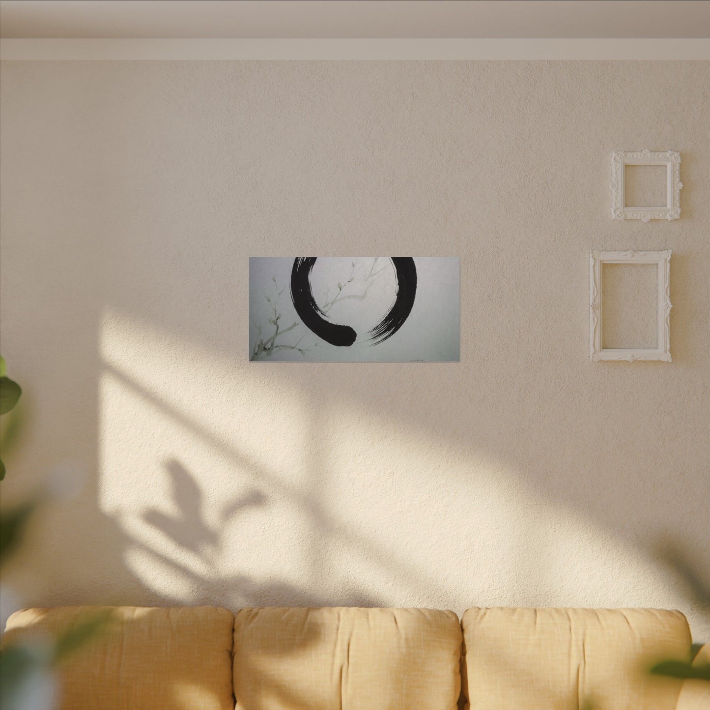 Tea Ceremony Enso Canvas Art | Peaceful Zen Art