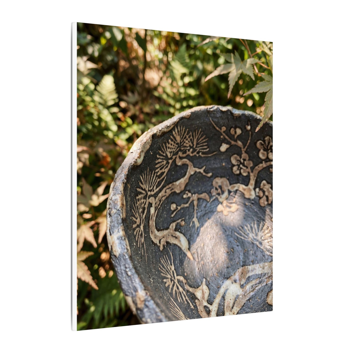 Ceramic Bowl Canvas Art | Summer Japandi Japanese Pattern Art