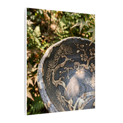 Ceramic Bowl Canvas Art | Summer Japandi Japanese Pattern Art