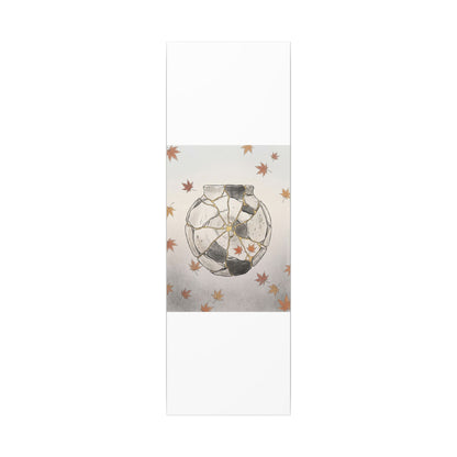 Japandi Broken Pottery in Dawn | Minimal Line Canvas Art