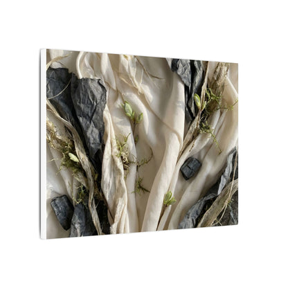 Spring Silk Drape Texture Canvas Art | Warm Decor