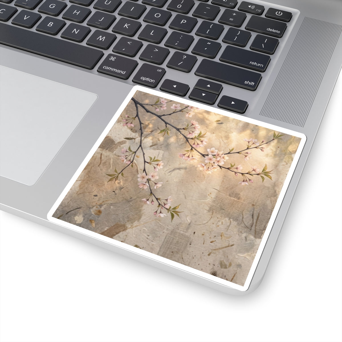 Cherry Blossom Sticker | Summer Japandi Texture Art