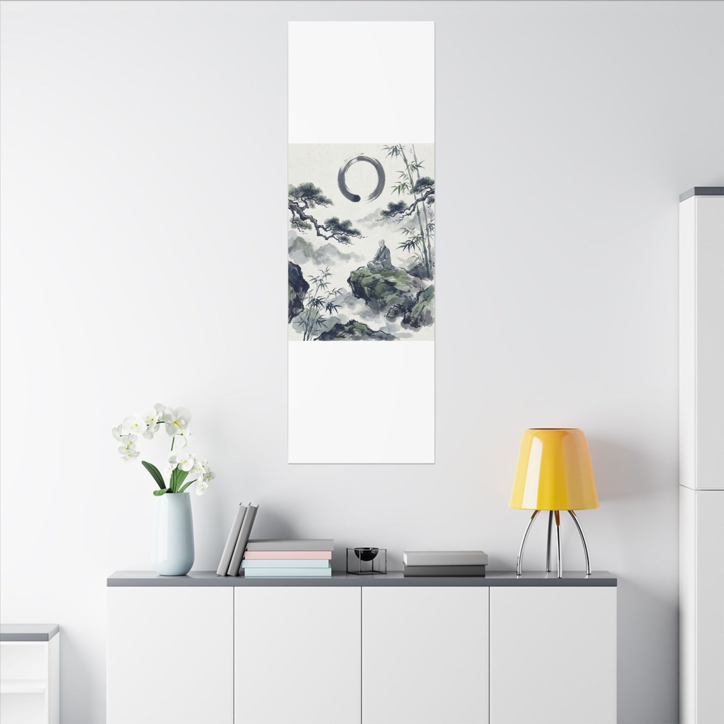 Zen Sumi-e Canvas Art
