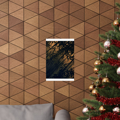 Summer Shadow Play Shadow Zen Wall Art Print | Luxurious Decor
