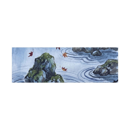 Rock Garden Autumn Canvas Art | Zen Tranquil Design