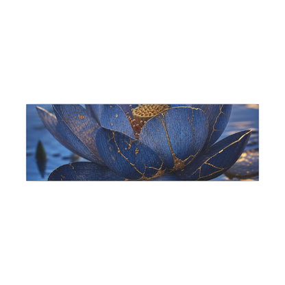 Kintsugi Lotus Flower in Dawn | Broken Beauty Canvas Art
