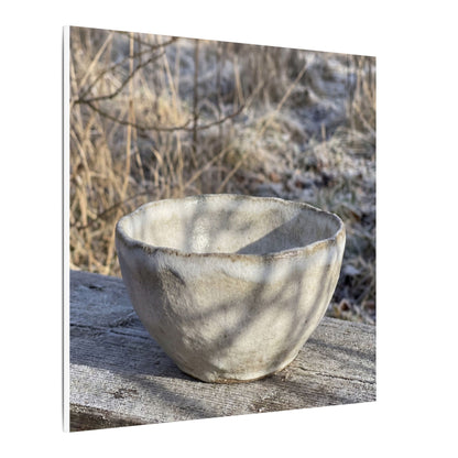 Dappled Ceramic Bowl Canvas Art - Japandi Fukinsei