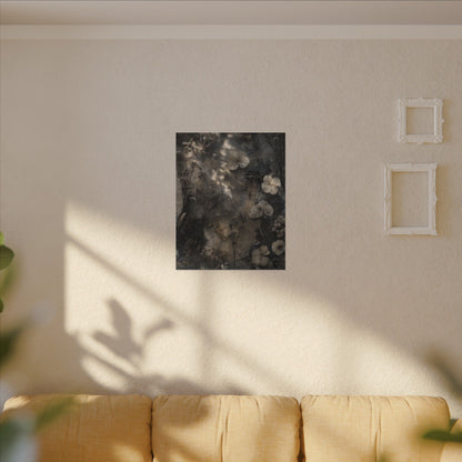 Winter Dried Flowers Texture Canvas Art | Elegant Decor