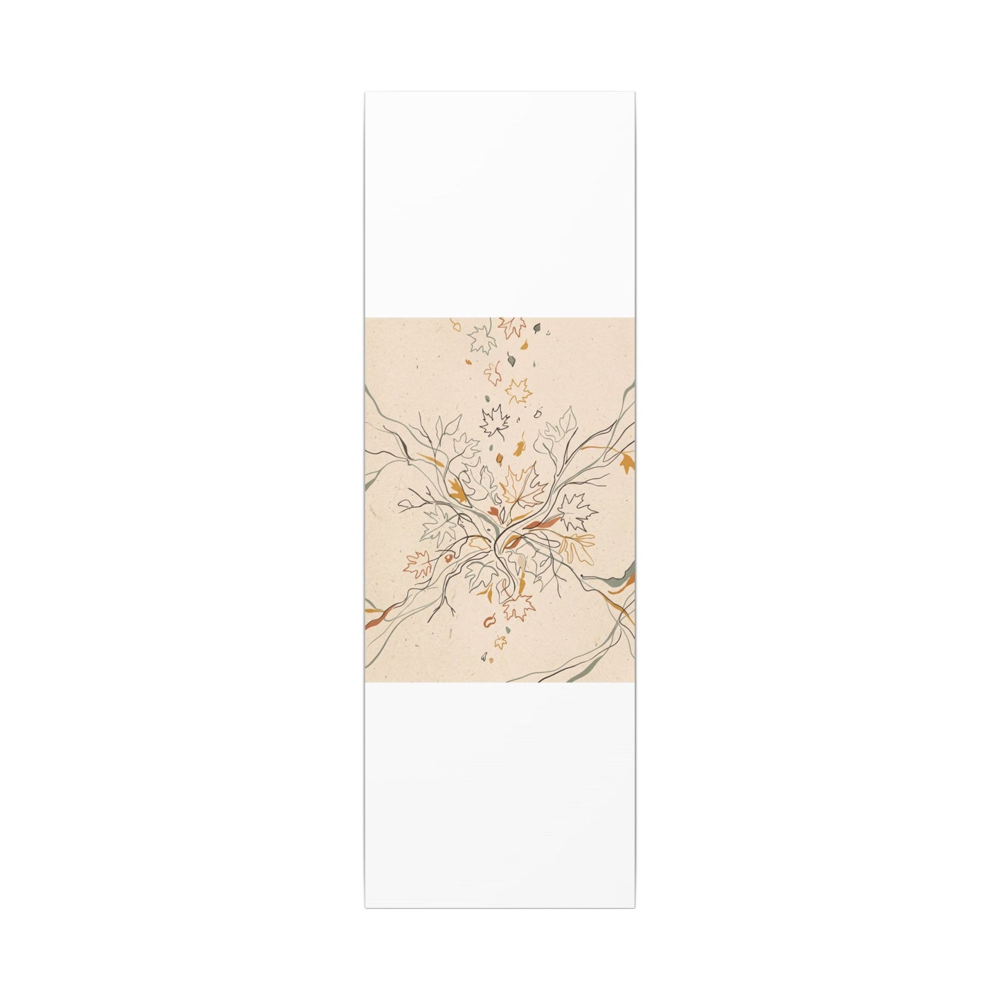 Warm Shadow Play Canvas Art - Minimal Line Japandi