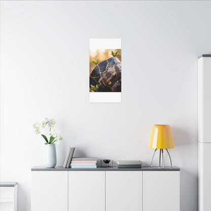 Fukinsei Rust Patina Canvas Art - Kintsugi Gold Repair