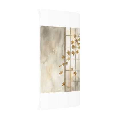 Warm Shoji Screen Canvas Art - Watercolor Japandi