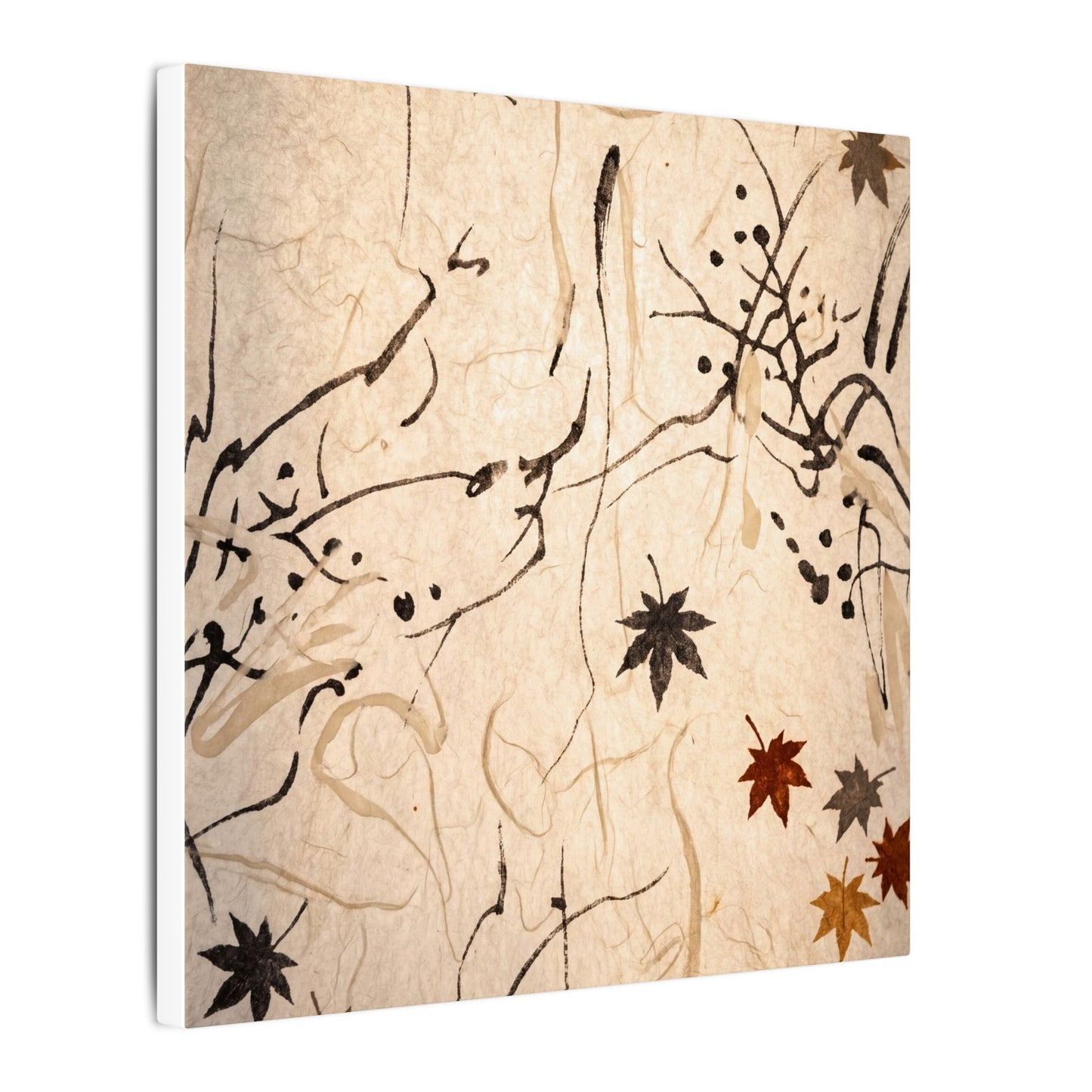 Golden Hour Shoji Screen Canvas Art - Japandi Fukinsei