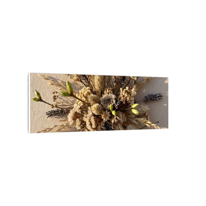 Dried Flowers Spring Canvas Art | Japandi Earthy Design
