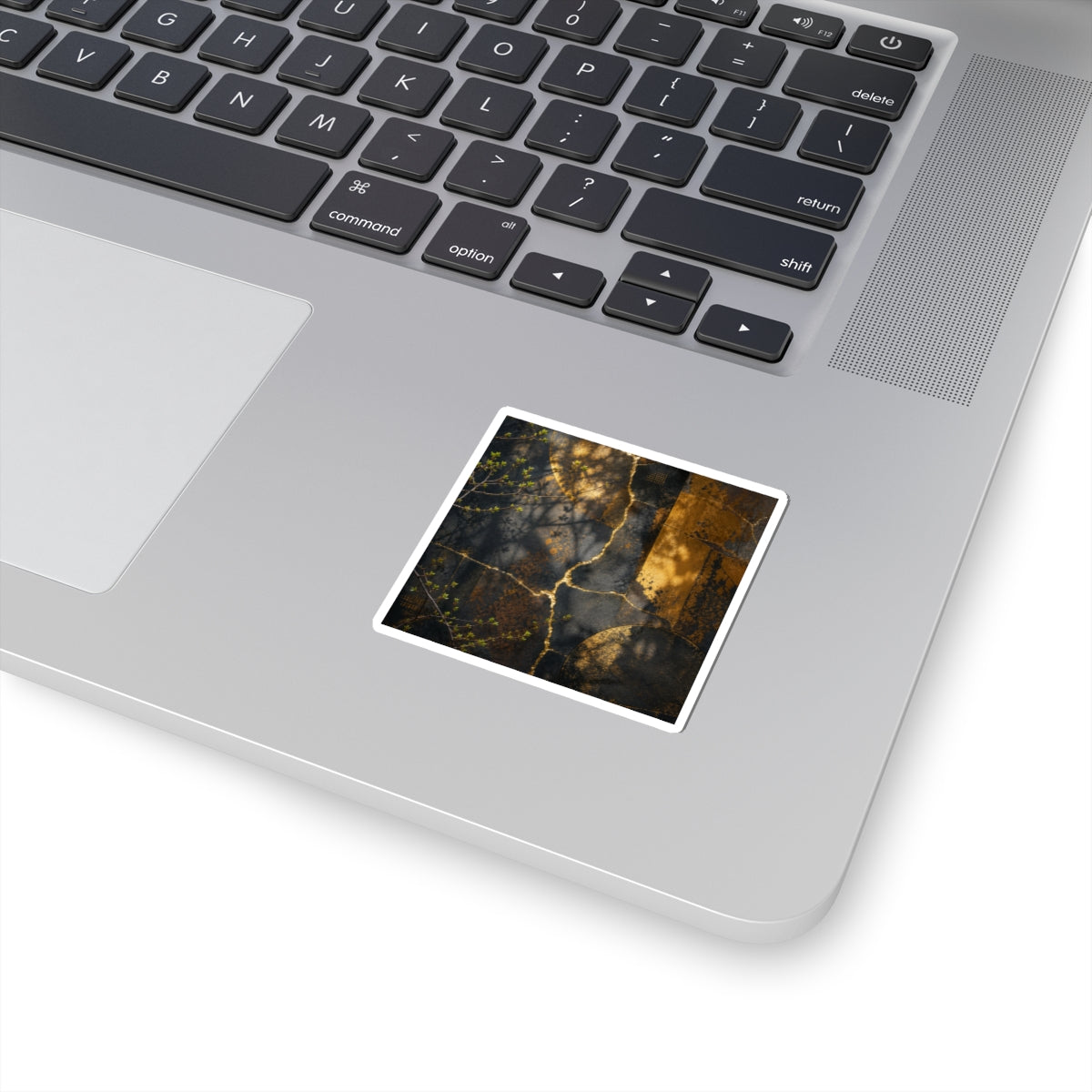 Rust Patina Spring Sticker | Kintsugi Beautiful Design