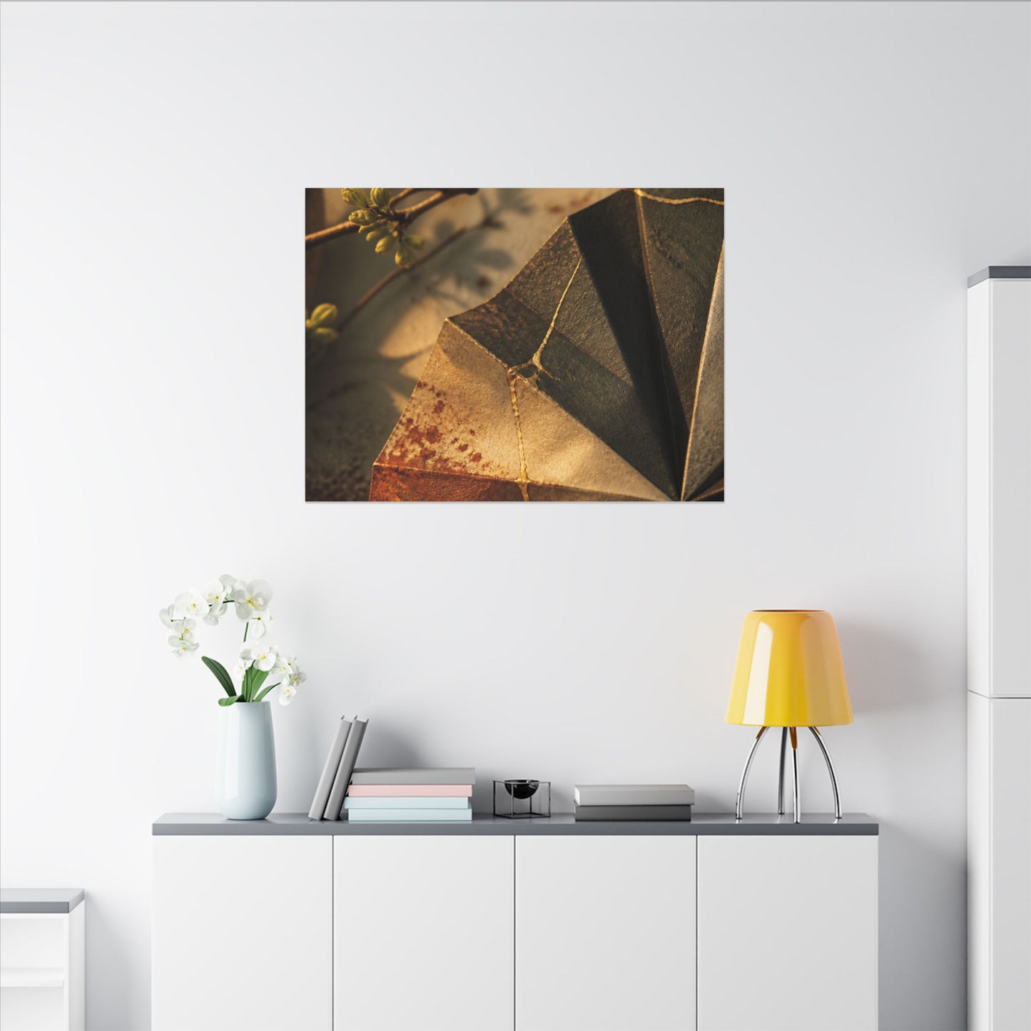 Ma Paper Fold Canvas Art - Kintsugi Broken Beauty