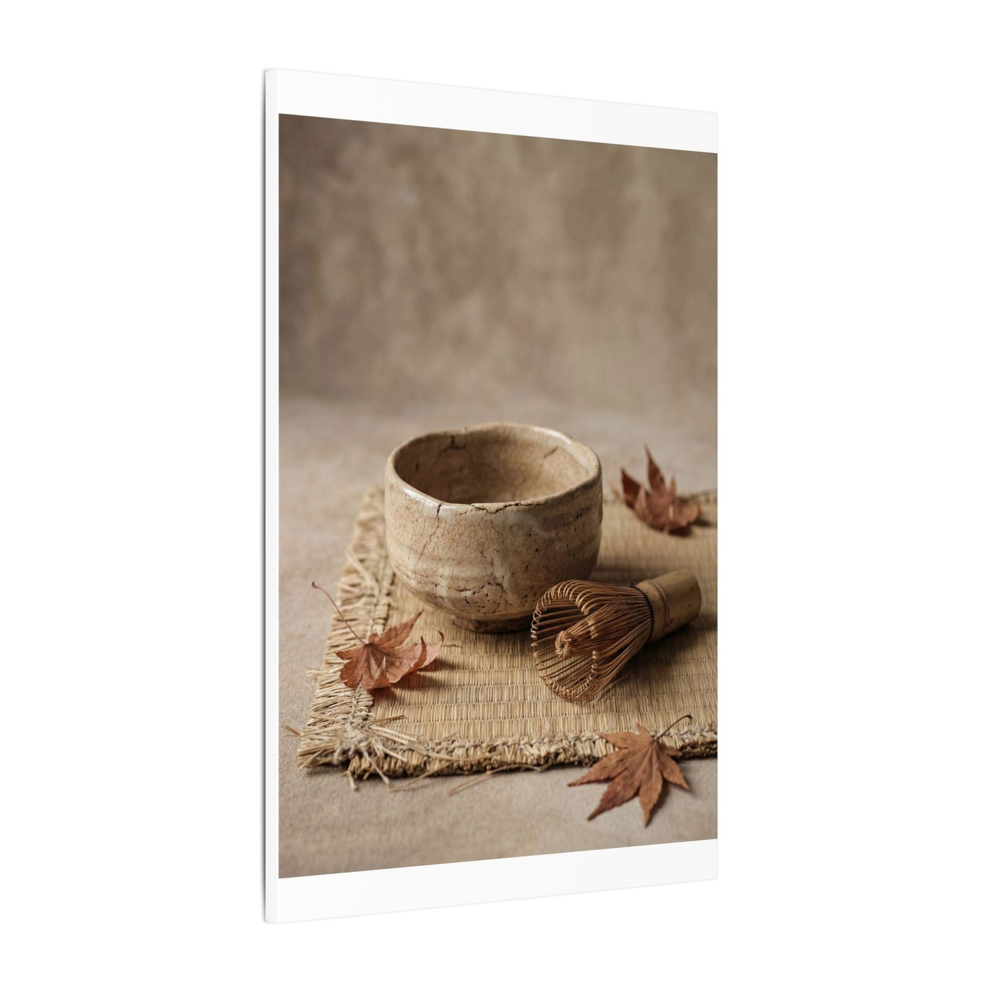 Ma Tea Ceremony Canvas Art - Japandi Texture