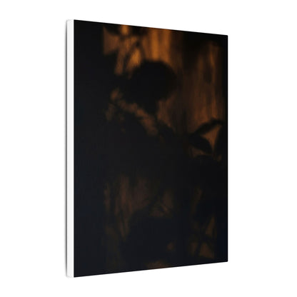 Shadow Play Summer Canvas Art | Dark Japandi Sophisticated Design