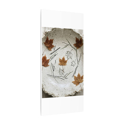 Ceramic Bowl Autumn Canvas Art | Japandi Elegant Design