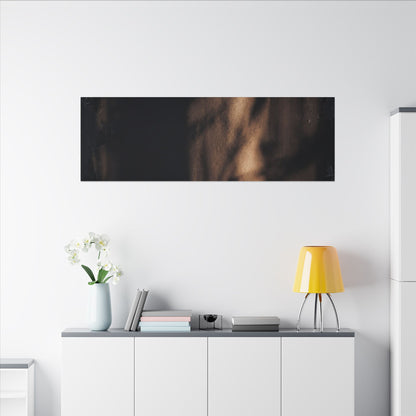 Winter Shadow Play Moody Minimal Canvas Art | Luxurious Decor