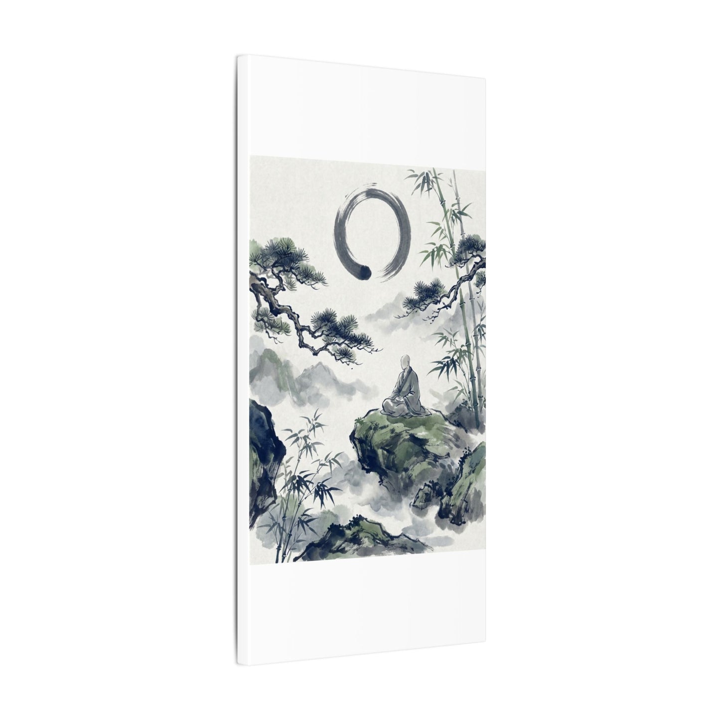 Zen Sumi-e Canvas Art
