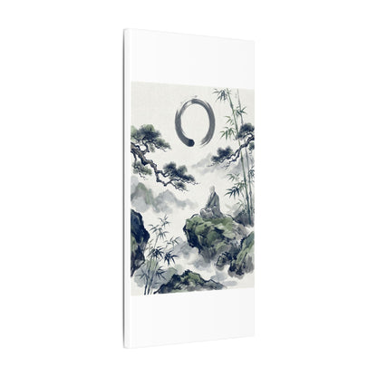 Zen Sumi-e Canvas Art