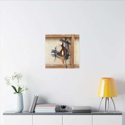 Winter Shoji Screen Broken Beauty Canvas Art | Resilient Decor