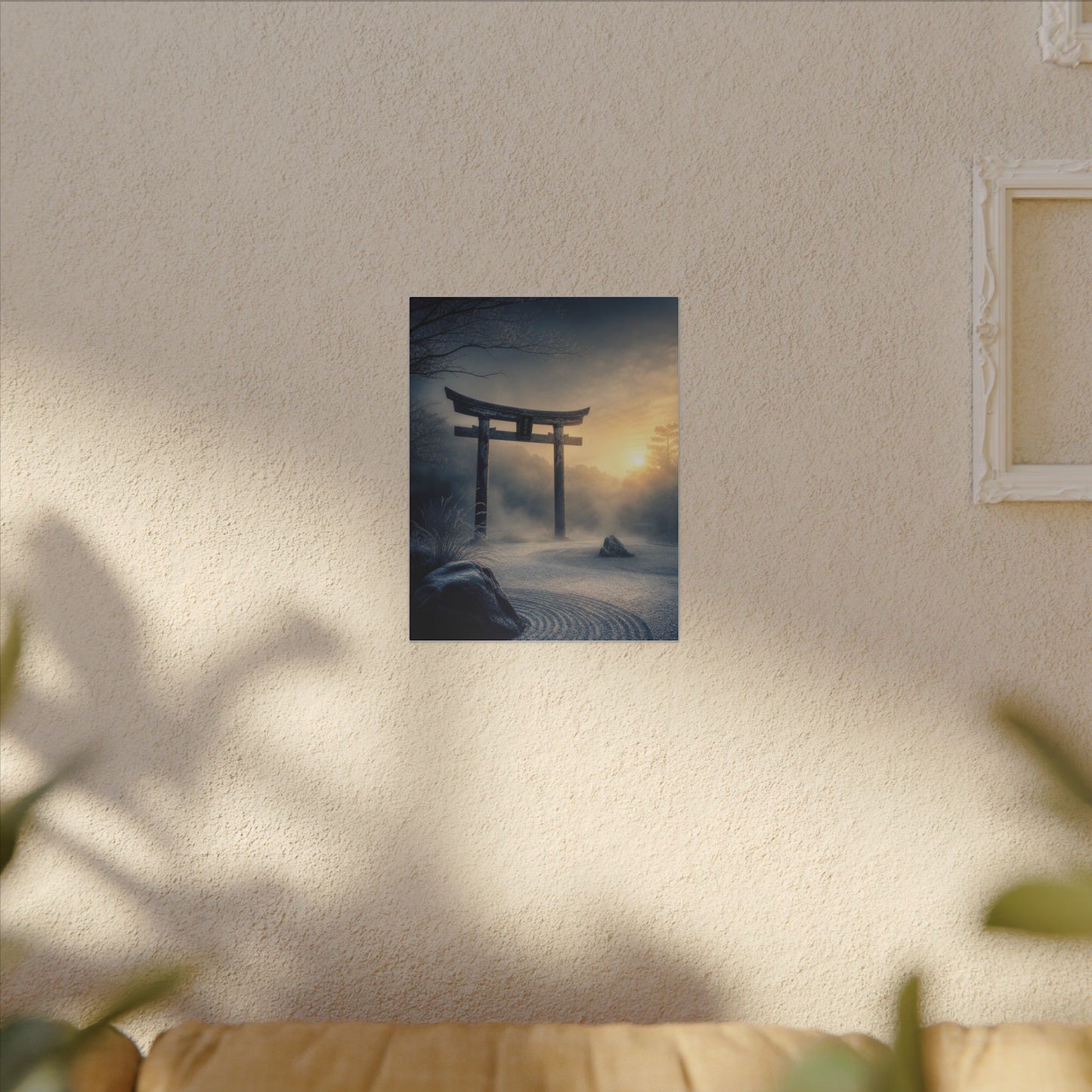 Zen Torii Gate in Golden Hour | Karesansui Canvas Art