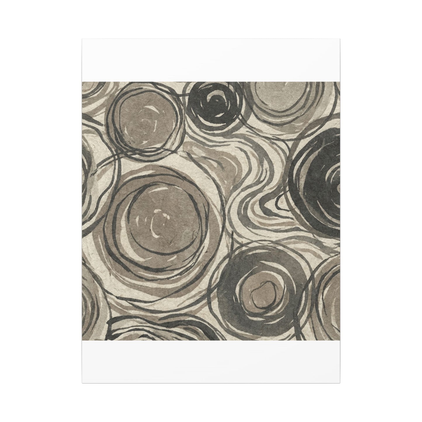Wabi-sabi Pattern Japandi Japanese Pattern Canvas Art
