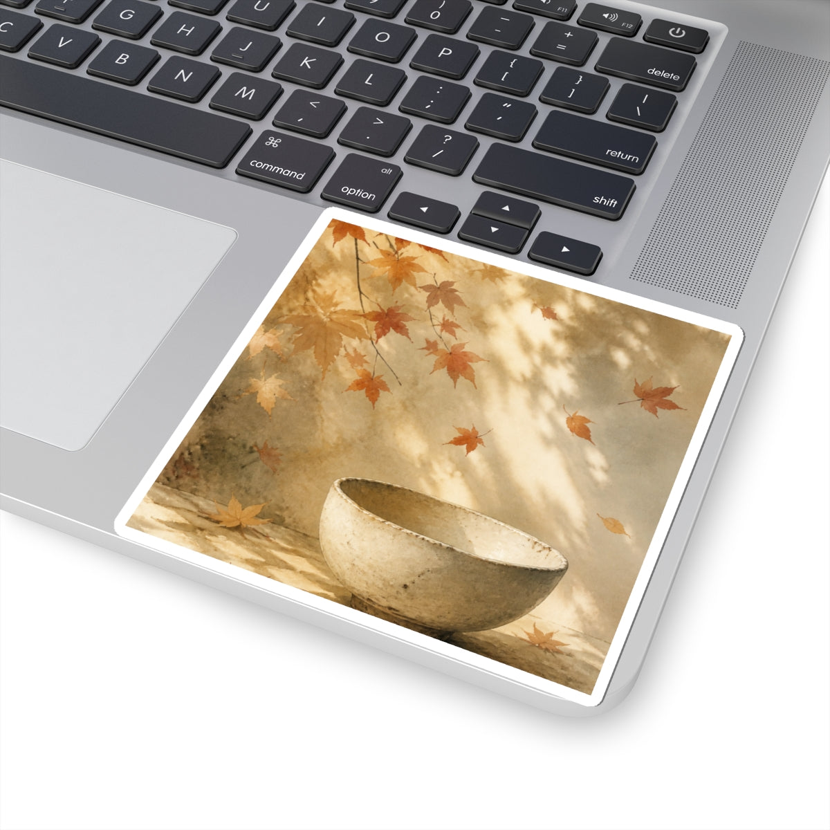Neutral Ceramic Bowl Sticker - Watercolor Japandi