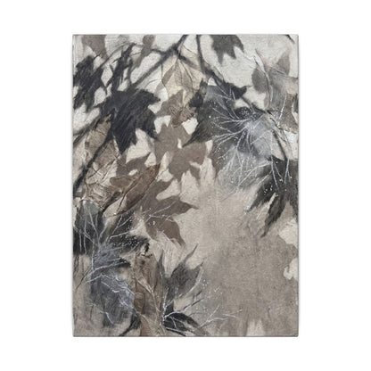 Shadow Play Texture Canvas Art | Cozy Japandi Art