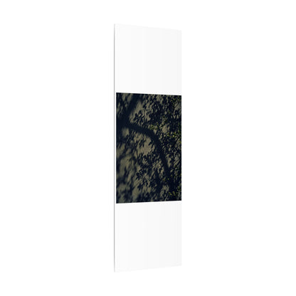 Atmospheric Shadow Play Canvas Art - Moody Minimal Dark Japandi