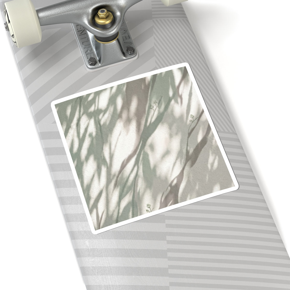 Spring Shadow Play Japanese Pattern Sticker | Cozy Decor Art Print