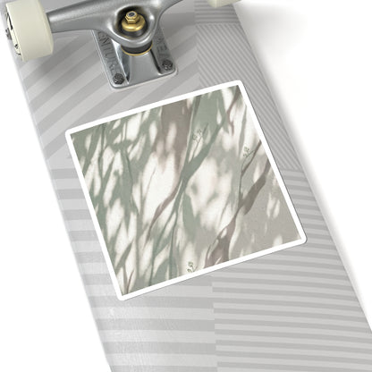 Spring Shadow Play Japanese Pattern Sticker | Cozy Decor Art Print