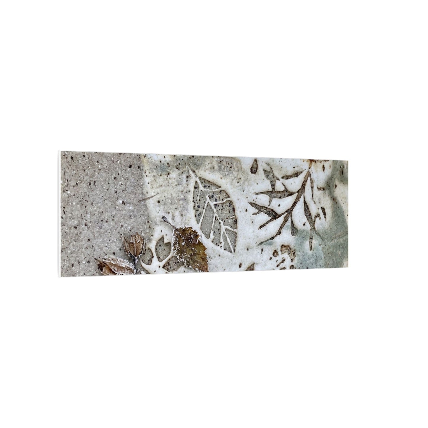 Ceramic Bowl Winter Canvas Art | Japandi Earthy Design
