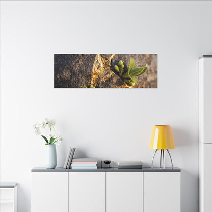 Rust Patina Gold Repair Canvas Art | Resilient Kintsugi Art