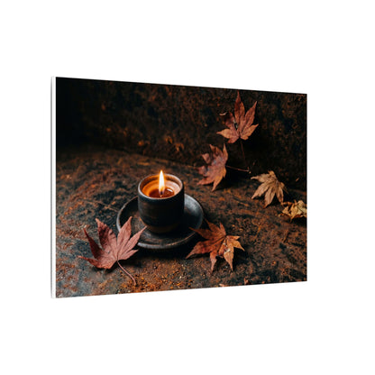 Autumn Rust Patina Shadow Zen Canvas Art | Sophisticated Decor