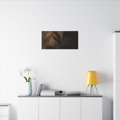 Candlelight Shadow Play Canvas Art - Dark Japandi Ma