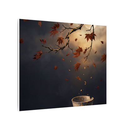 Moonlit Garden Gold Repair Canvas Art | Beautiful Kintsugi Art