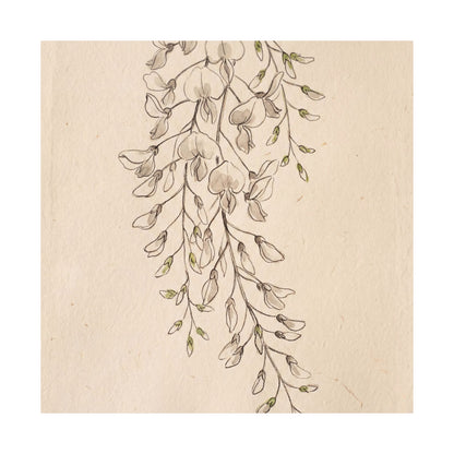 Golden Hour Wisteria Wall Art Print - Japandi Seijaku