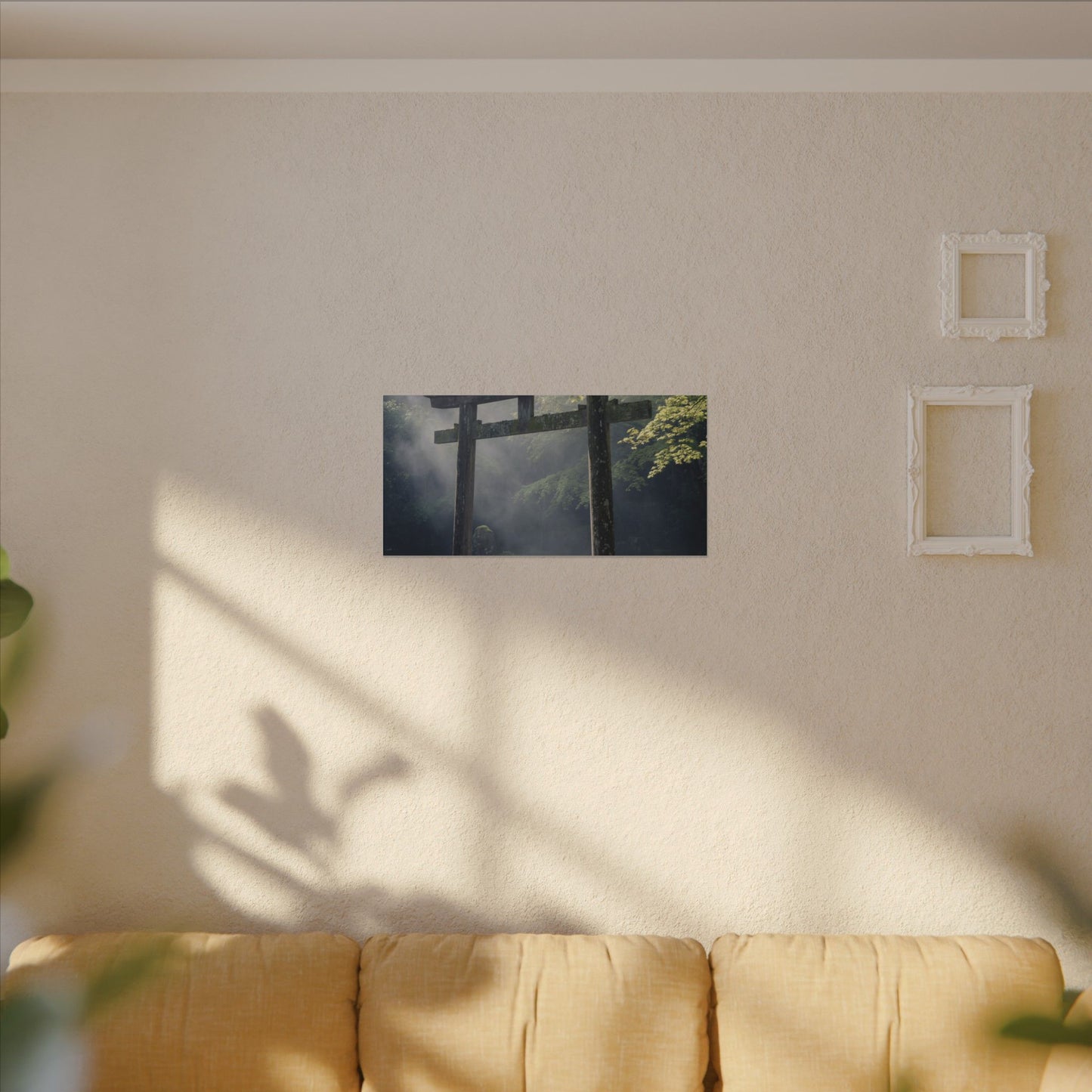 Torii Gate Canvas Art | Spring Zen Karesansui Art