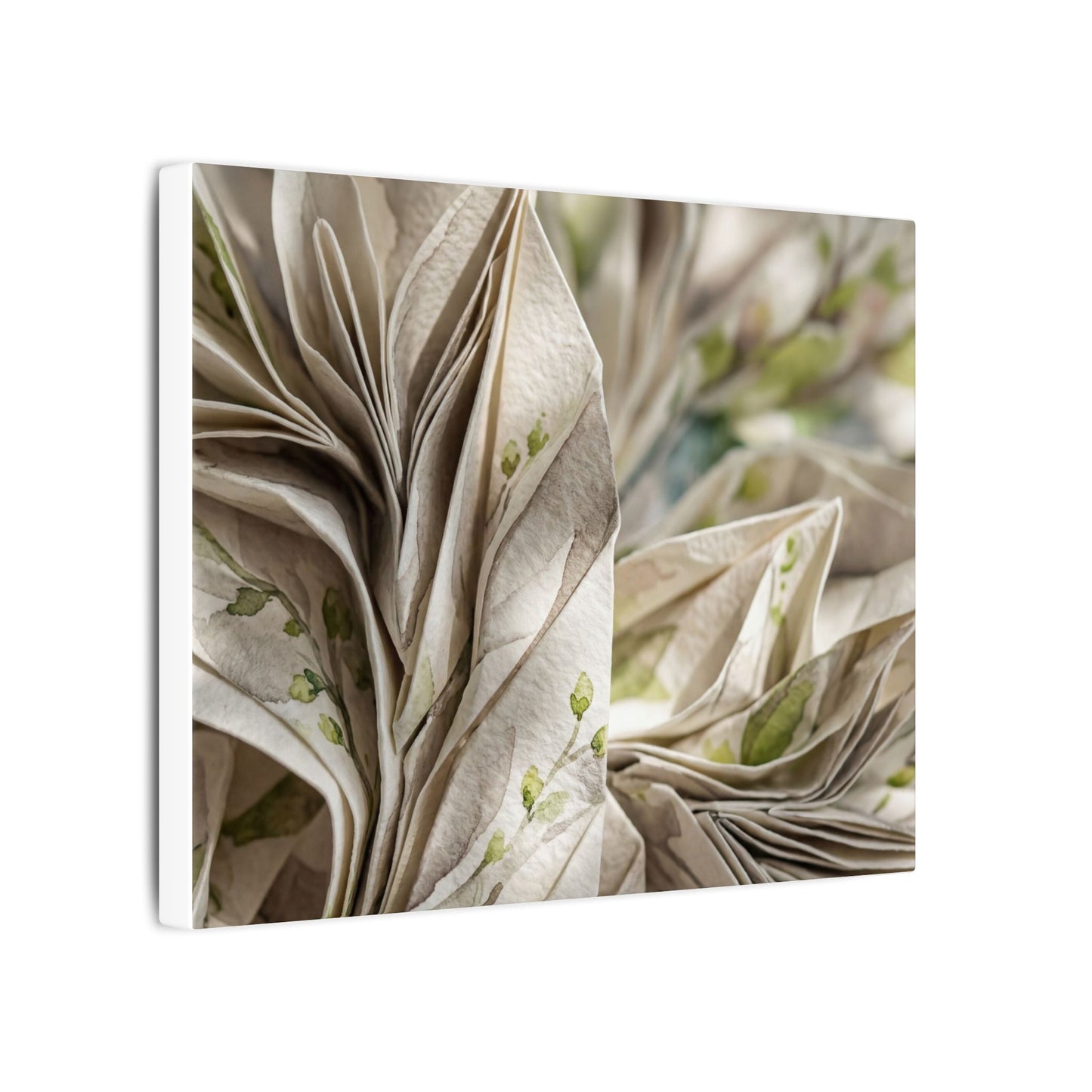 Fukinsei Paper Fold Canvas Art - Japandi Watercolor