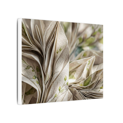 Fukinsei Paper Fold Canvas Art - Japandi Watercolor