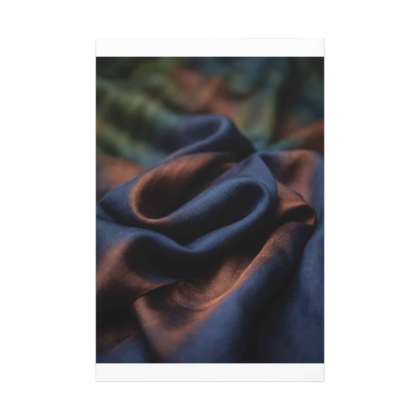 Summer Silk Drape Shadow Zen Canvas Art | Sophisticated Decor