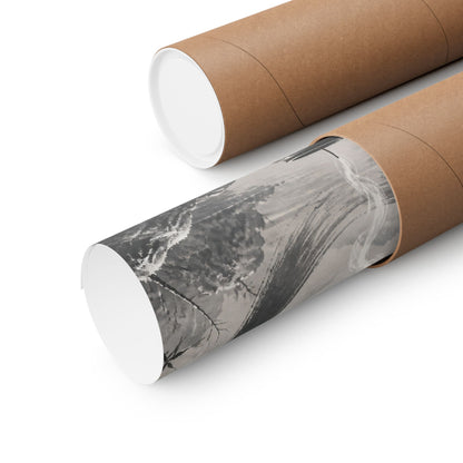 Dappled Incense Smoke Wall Art Print - Zen Seijaku