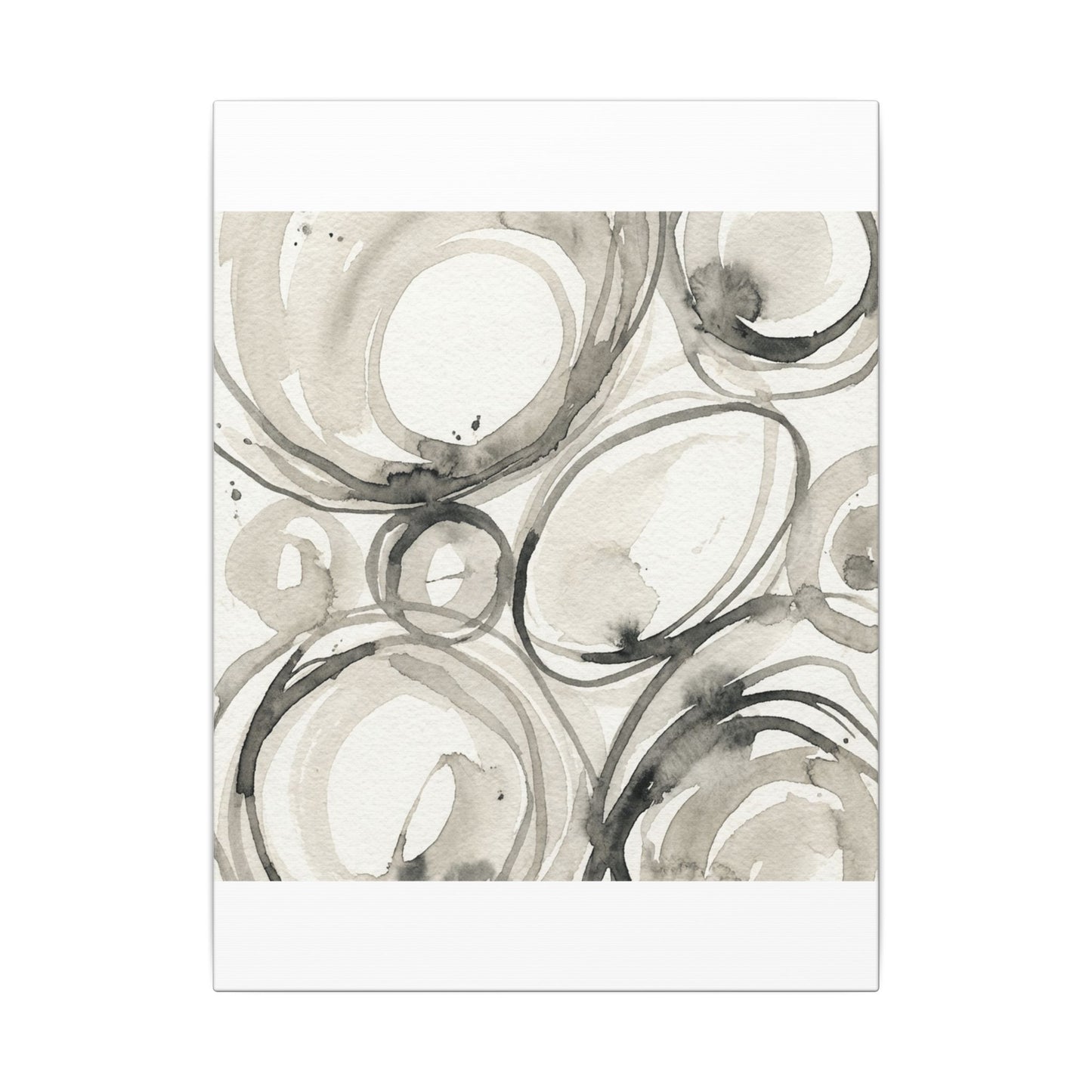 Handcrafted Feel Japandi Watercolor Canvas Art