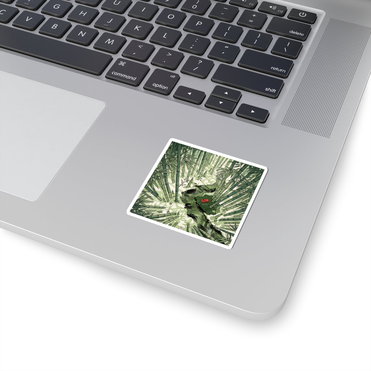 Bamboo Grove Sticker | Spring Zen Ukiyo E Inspired Art