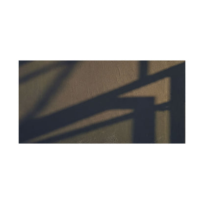 Sophisticated Shadow Play Canvas Art - Moody Minimal Dark Japandi