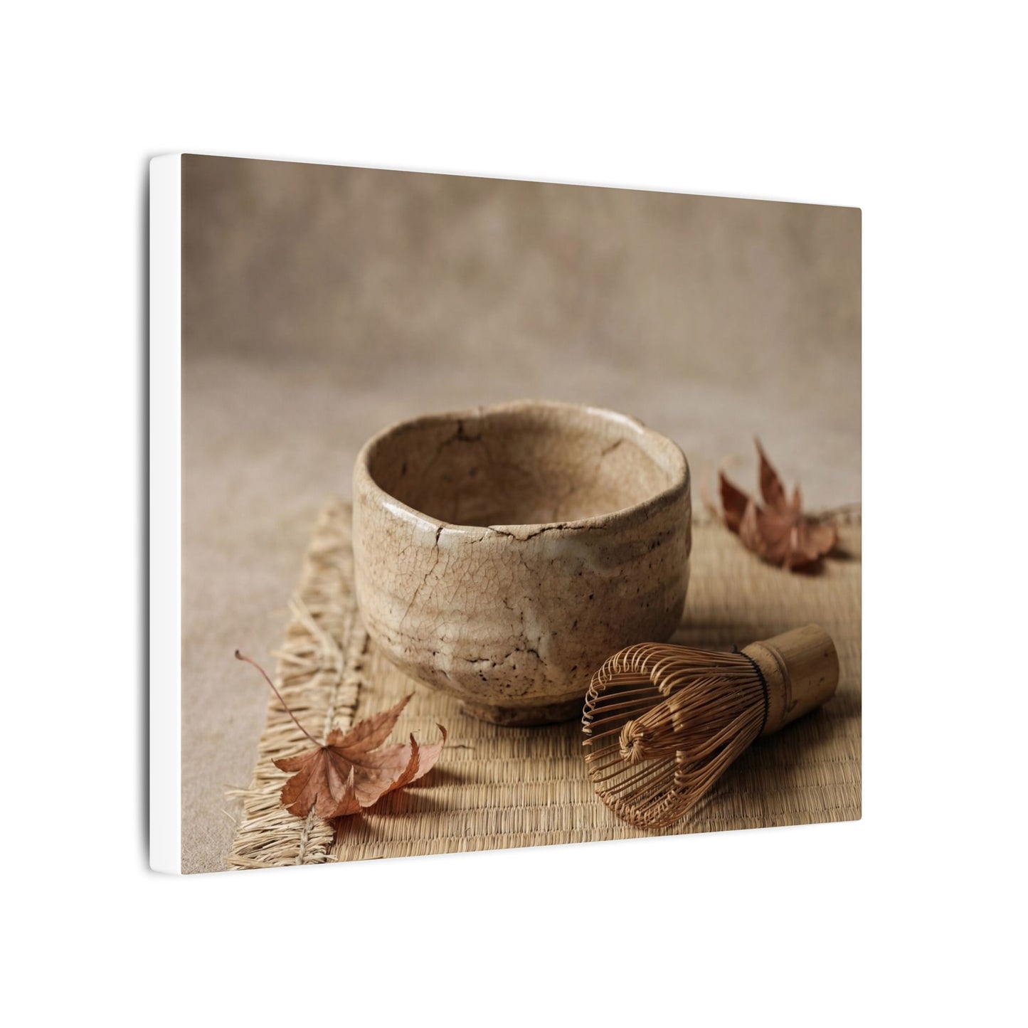 Ma Tea Ceremony Canvas Art - Japandi Texture